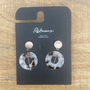 ✨ Reitmans | Resin Disc Pendant Earrings